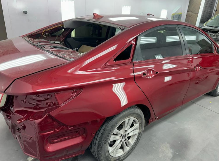 Vehicle before collision repair
